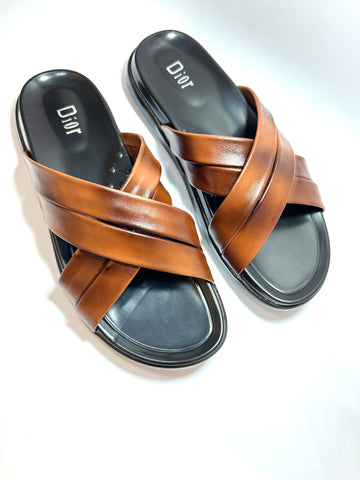 Shadow Cross Slides – Minimalist Premium Comfort Sandals